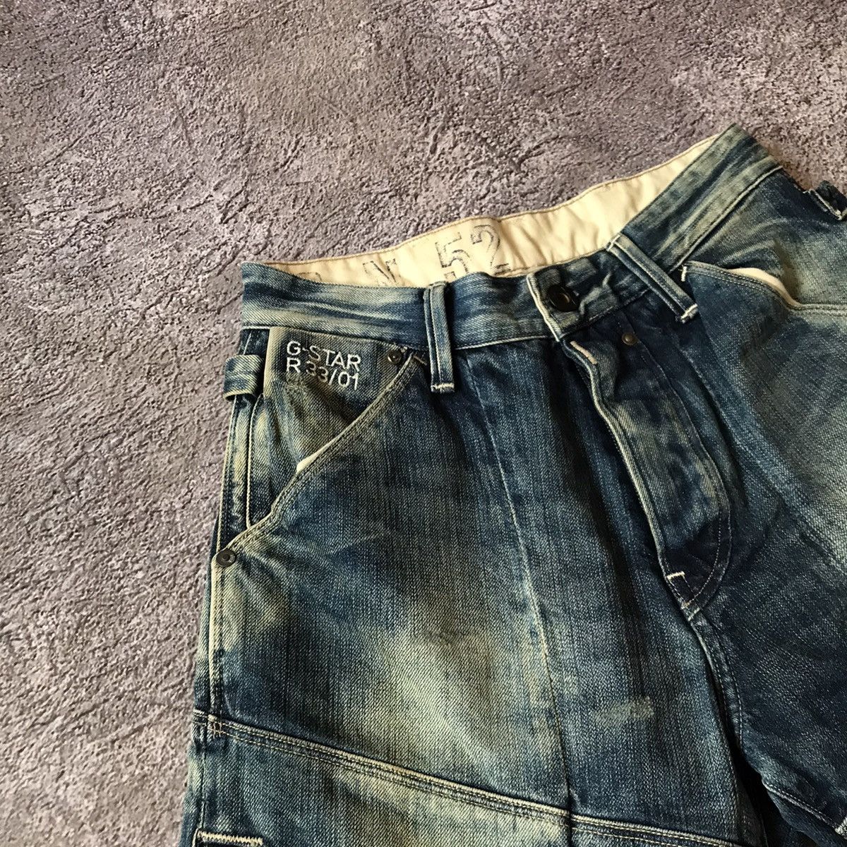 Vintage Vintage Y2K Faded Distressed Baggy Shorts Streetwear Logo 26 Size US 26 / EU 42 - 2 Thumbnail