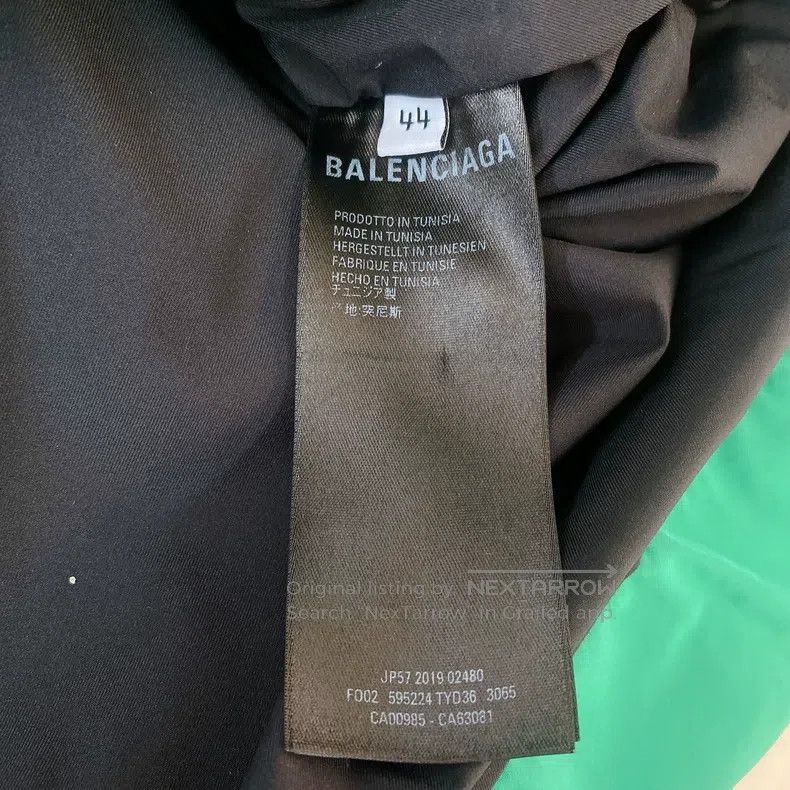 Balenciaga Balenciaga Green Logo Puffer Jacket Size M / US 6-8 / IT 42-44 - 9 Thumbnail
