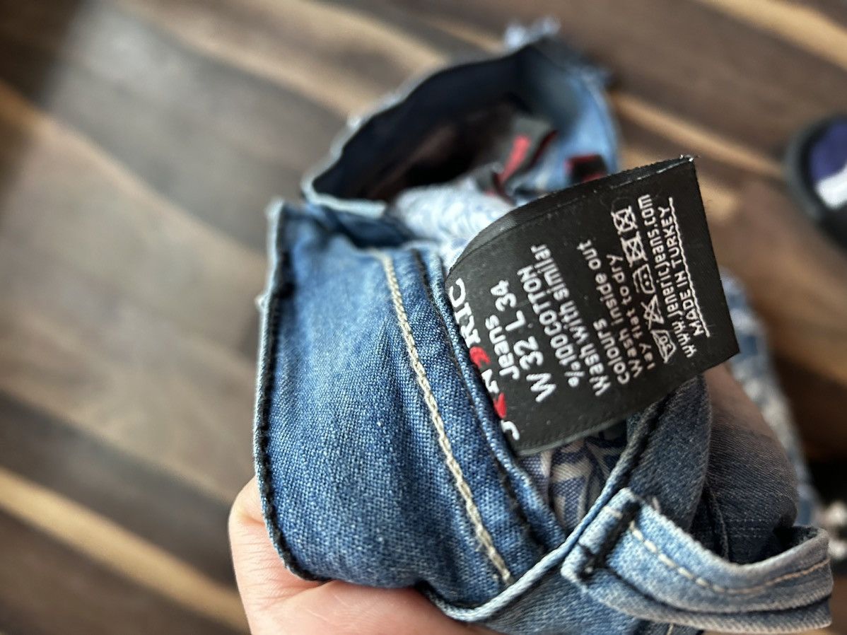 If Six Was Nine Vintage Jeneric patched distressed moto denim jeans Size US 32 / EU 48 - 9 Thumbnail