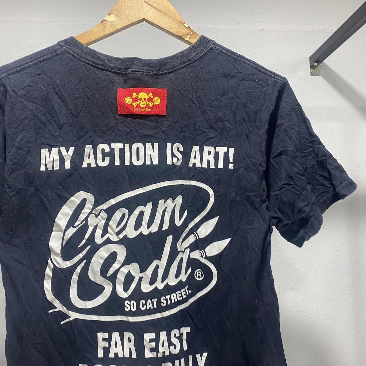 Vintage Punk☠️ Cream Soda Japan Poem Tee Hysteric 90s Size US S / EU 44-46 / 1 - 3 Thumbnail