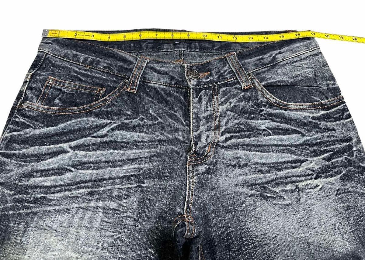 Hysteric Glamour × Japanese Brand × Seditionaries 🔥Y2K Archived Lowbox Faded Patchwork Distressed Denim Punk Size US 34 / EU 50 - 16 Thumbnail
