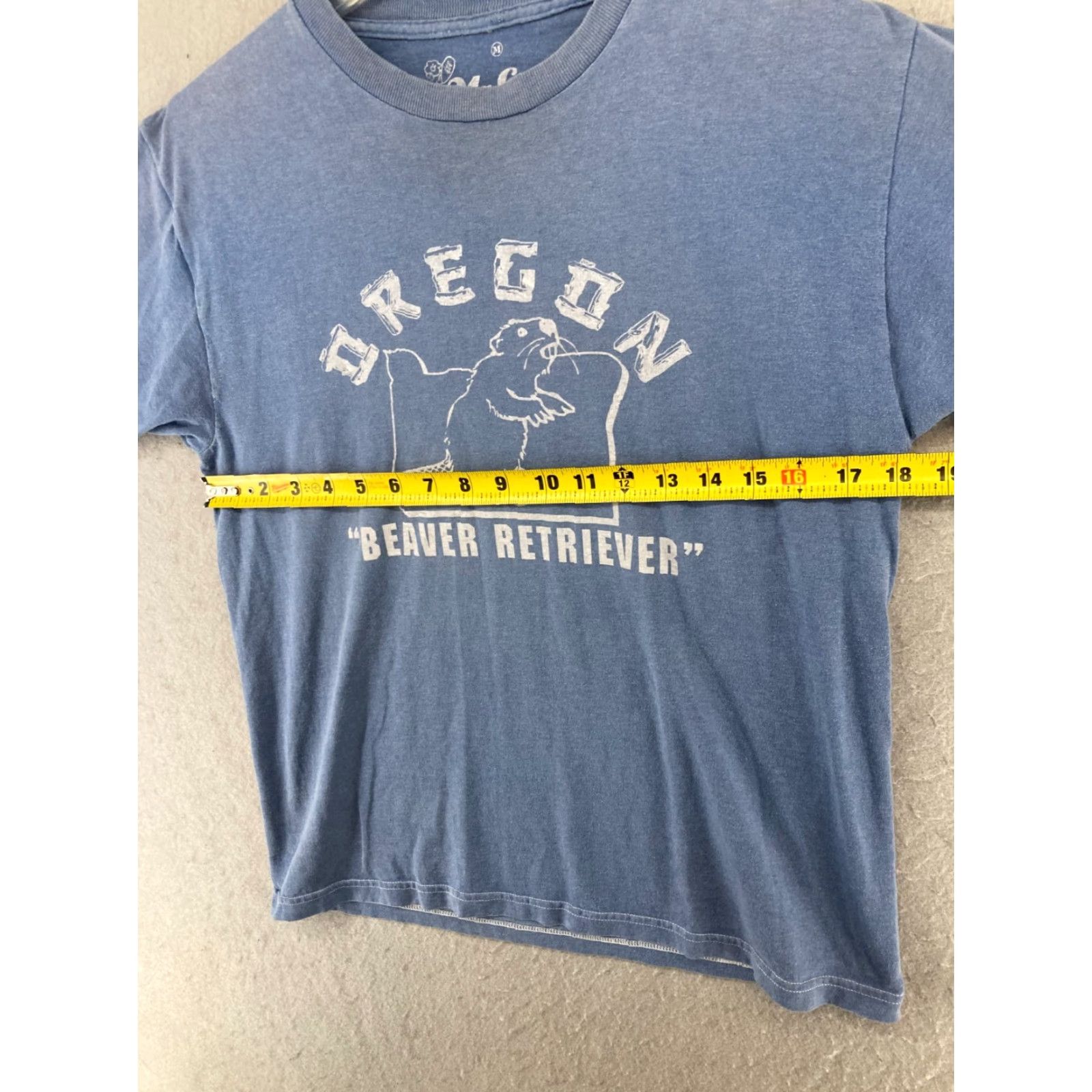 Vintage Mr Chips Mens TShirt M Blue Oregon Beaver Retriever Shirt Adult Medium Blue Nike-style? Size US M / EU 48-50 / 2 - 2 Thumbnail