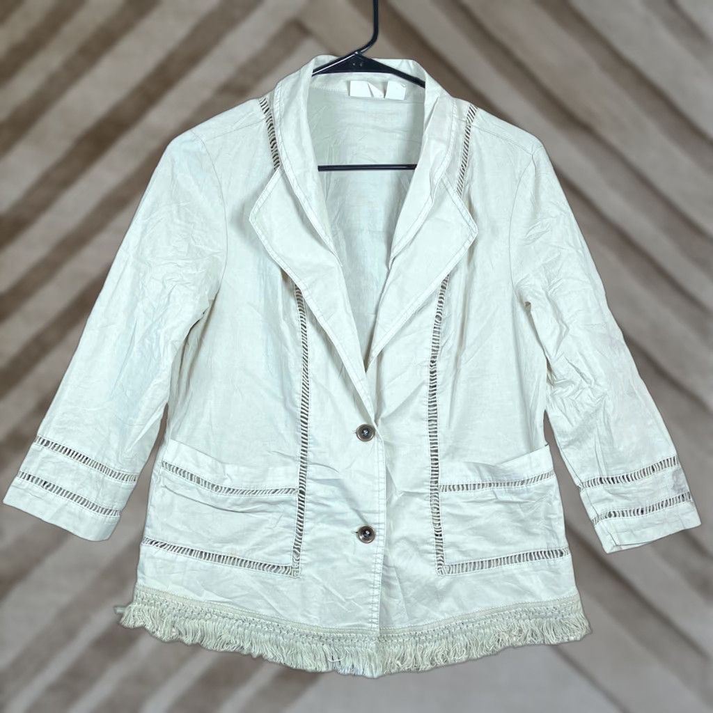 Vintage VINTAGE Zenergy by Chico's Blazer Shirt? Size S / US 4 / IT 40 - 1 Thumbnail