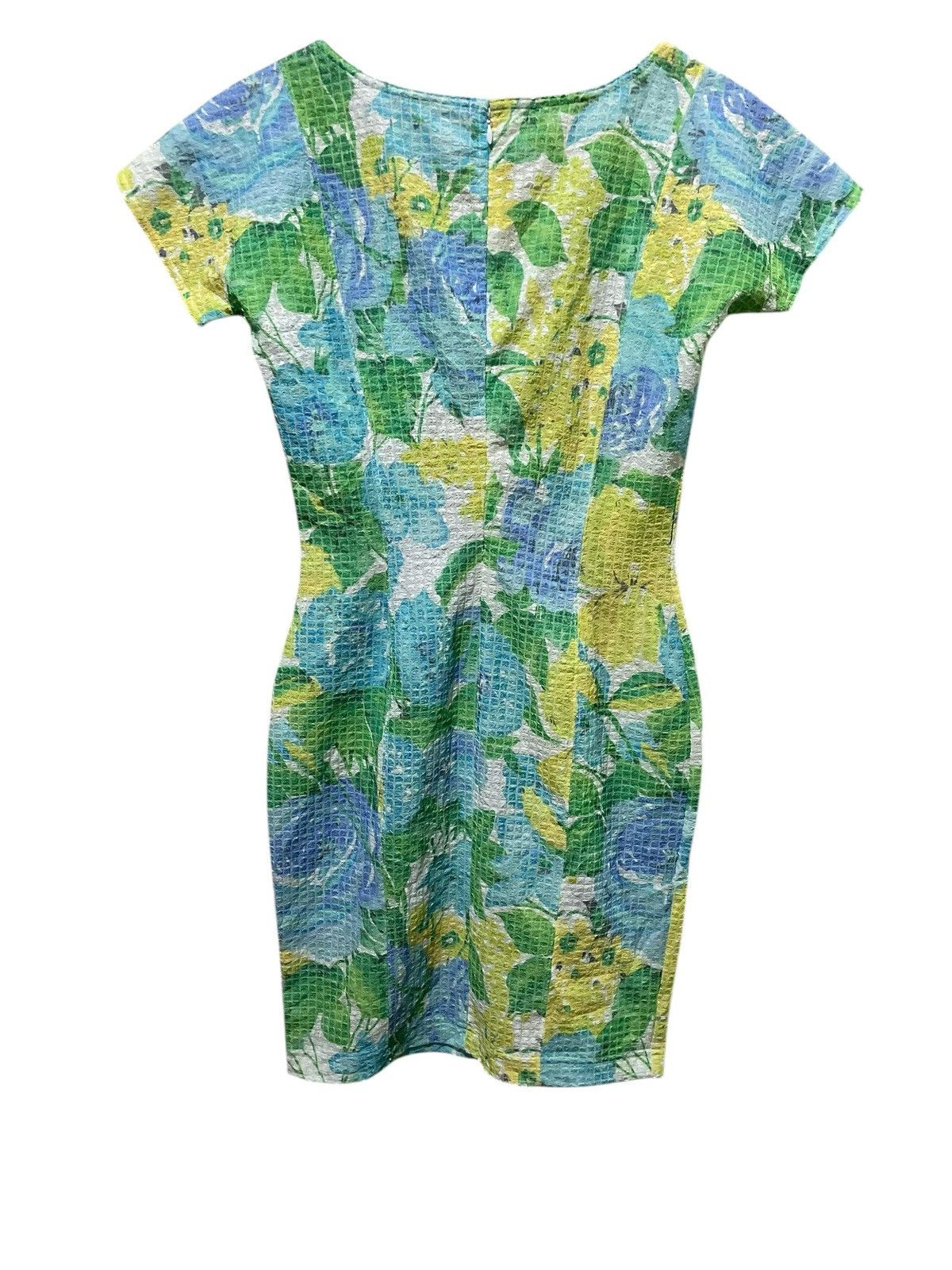 Christian Dior Monsieur Christian Dior Mid Length Floral Dress Size L / US 10 / IT 46 - 10 Thumbnail
