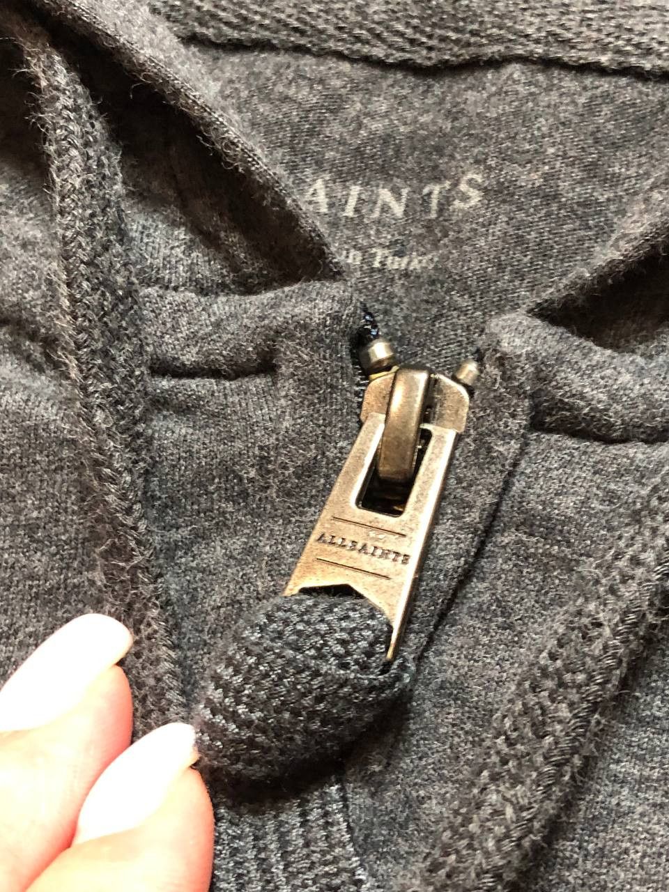 Allsaints Y2K Allsaints hoodie zip vintage streetwear size XL Size US XL / EU 56 / 4 - 9 Thumbnail