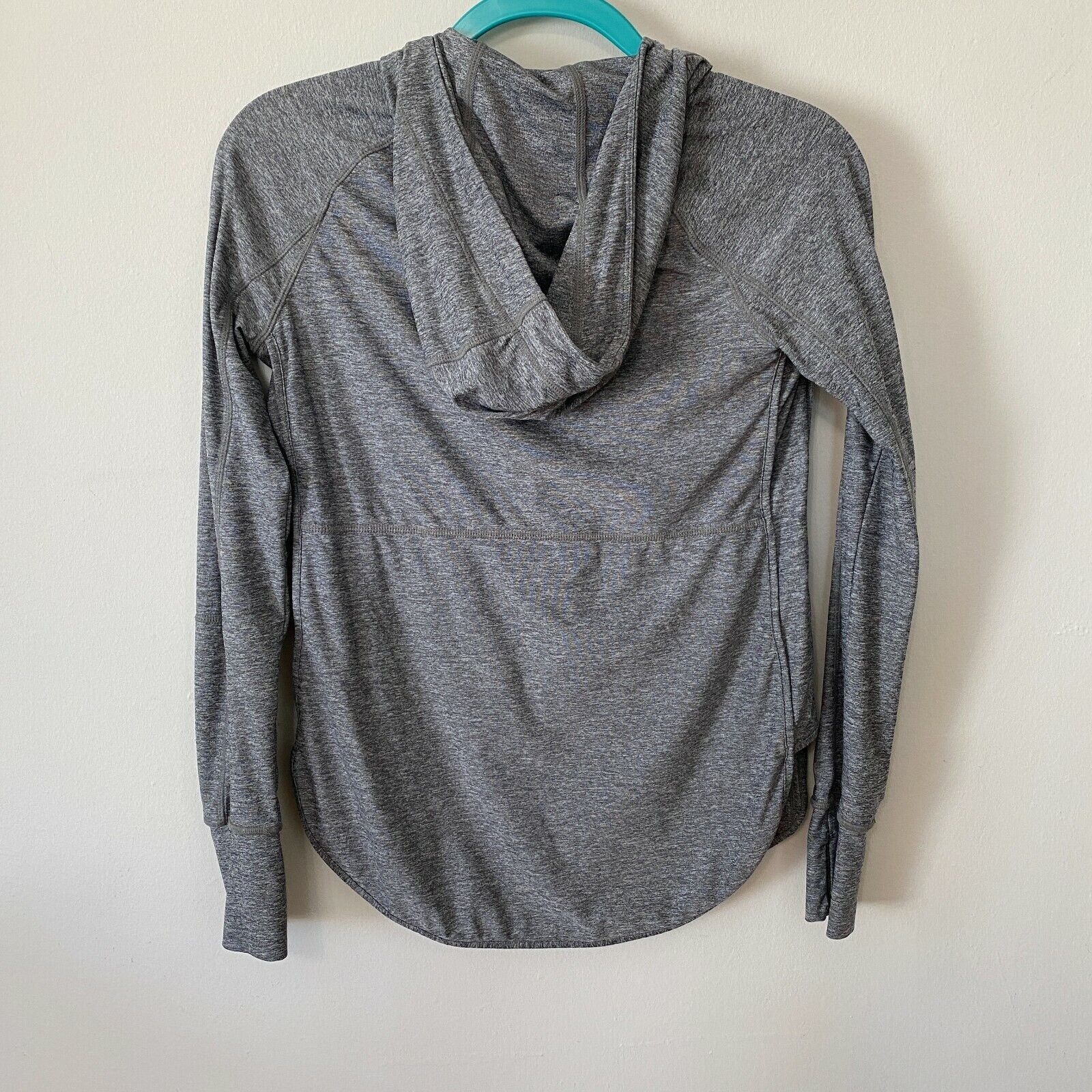 Athleta Athleta Med Gray Baja UPF 50+ Hooded Zip Jacket Pockets XXS Size XXS / US 00 / IT 34 - 3 Thumbnail