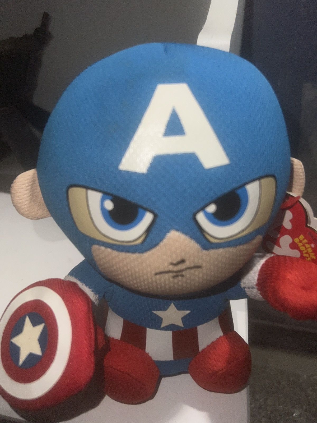 Marvel Comics Marvel Ty Beanie Babies Captain America Size ONE SIZE - 2 Thumbnail