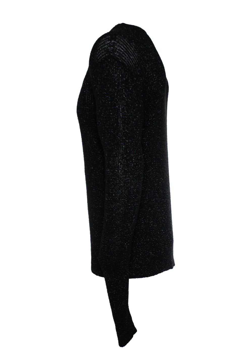 Saint Laurent Paris Saint Laurent, 2019 Black lurex sweater Size US XL / EU 56 / 4 - 4 Thumbnail