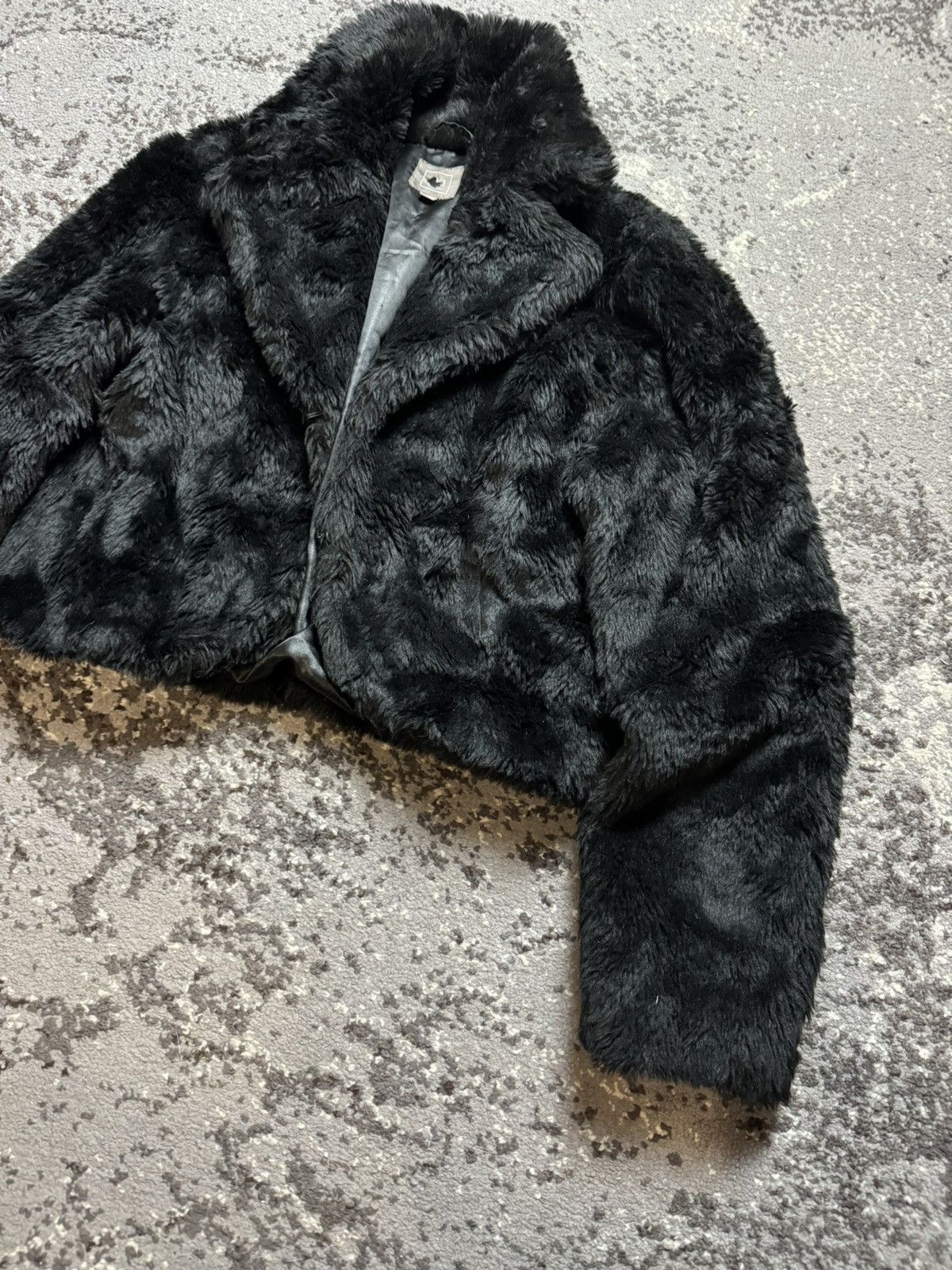 If Six Was Nine Alaska Opium Fuzzy Fur Owens Style Y2K Bomber Carti Style Size US M / EU 48-50 / 2 - 2 Thumbnail