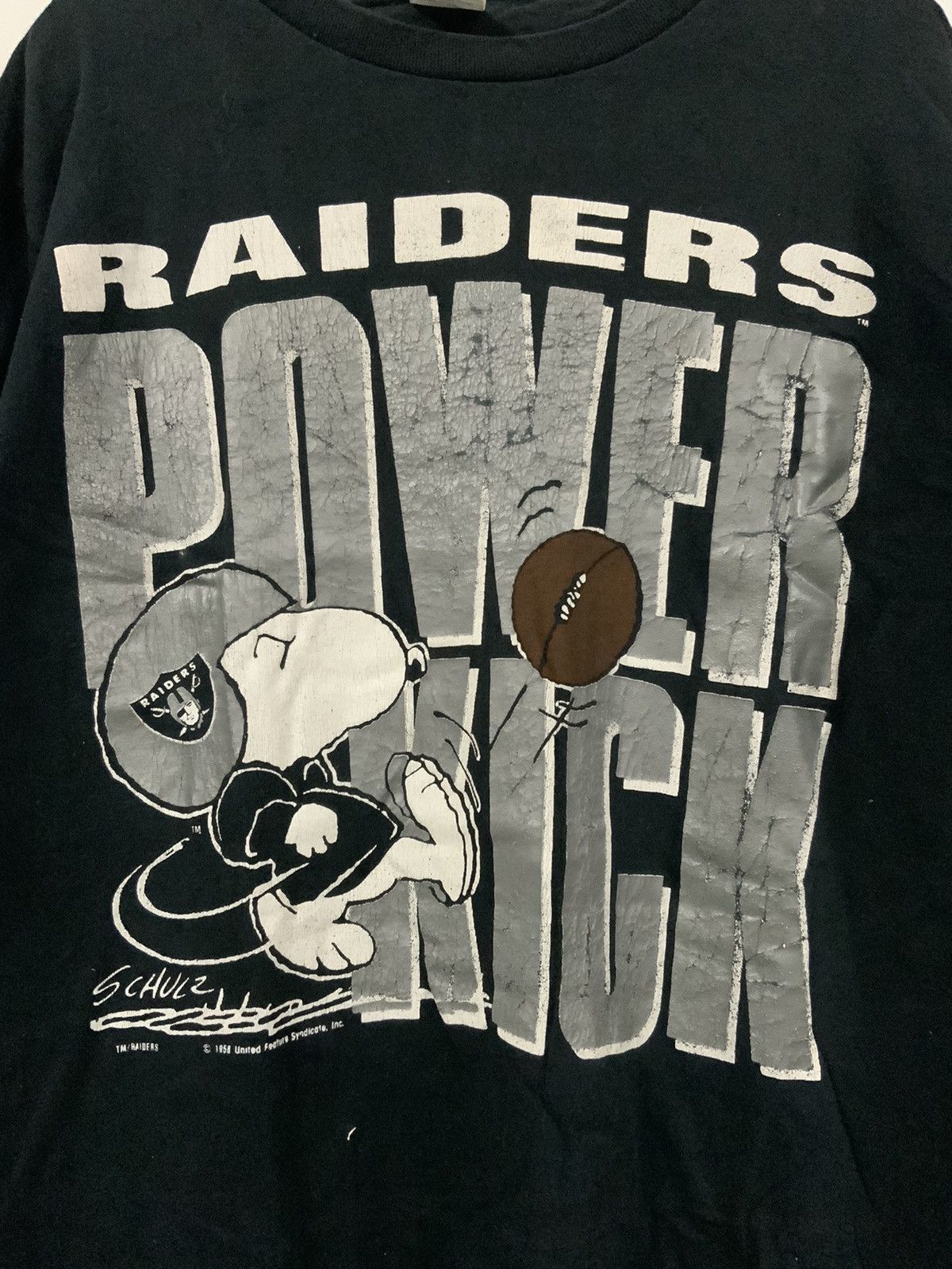 NFL Vintage Raiders Power Kick Schulz Big Logo tee Size US L / EU 52-54 / 3 - 7 Thumbnail