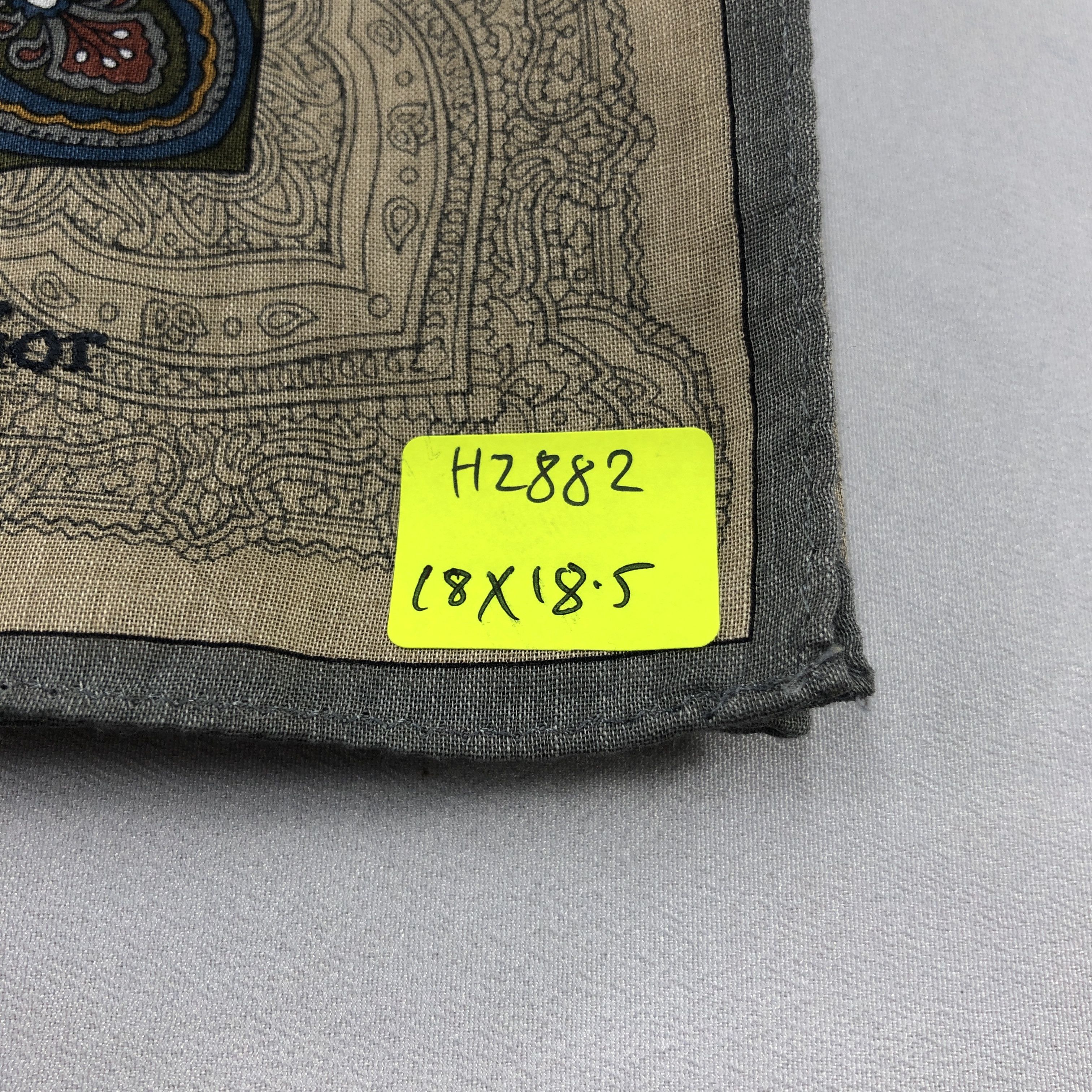 Christian Dior Monsieur Christian Dior Handkerchief Neckerchief Bandana H2882 Size ONE SIZE - 6 Thumbnail