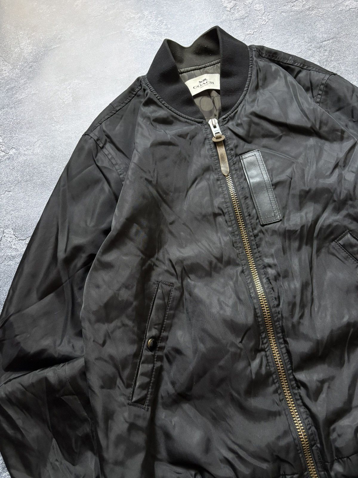 Coach Coach Luxury Monogram MA-1 Nylon Bomber Jacket Size L Rare Size US L / EU 52-54 / 3 - 5 Thumbnail