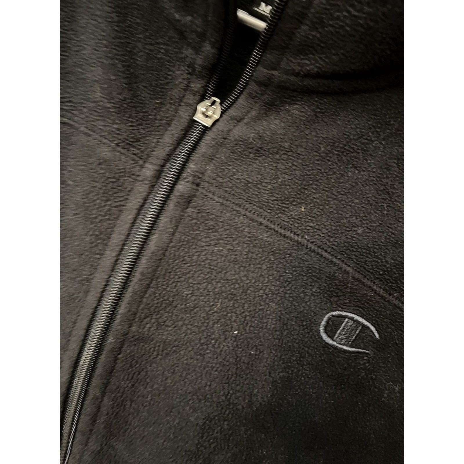 Champion VINTAGE Champion Polar Fleece Vest Full Zip Size Medium BLACK Zipper Broken Mens Size US M / EU 48-50 / 2 - 4 Thumbnail
