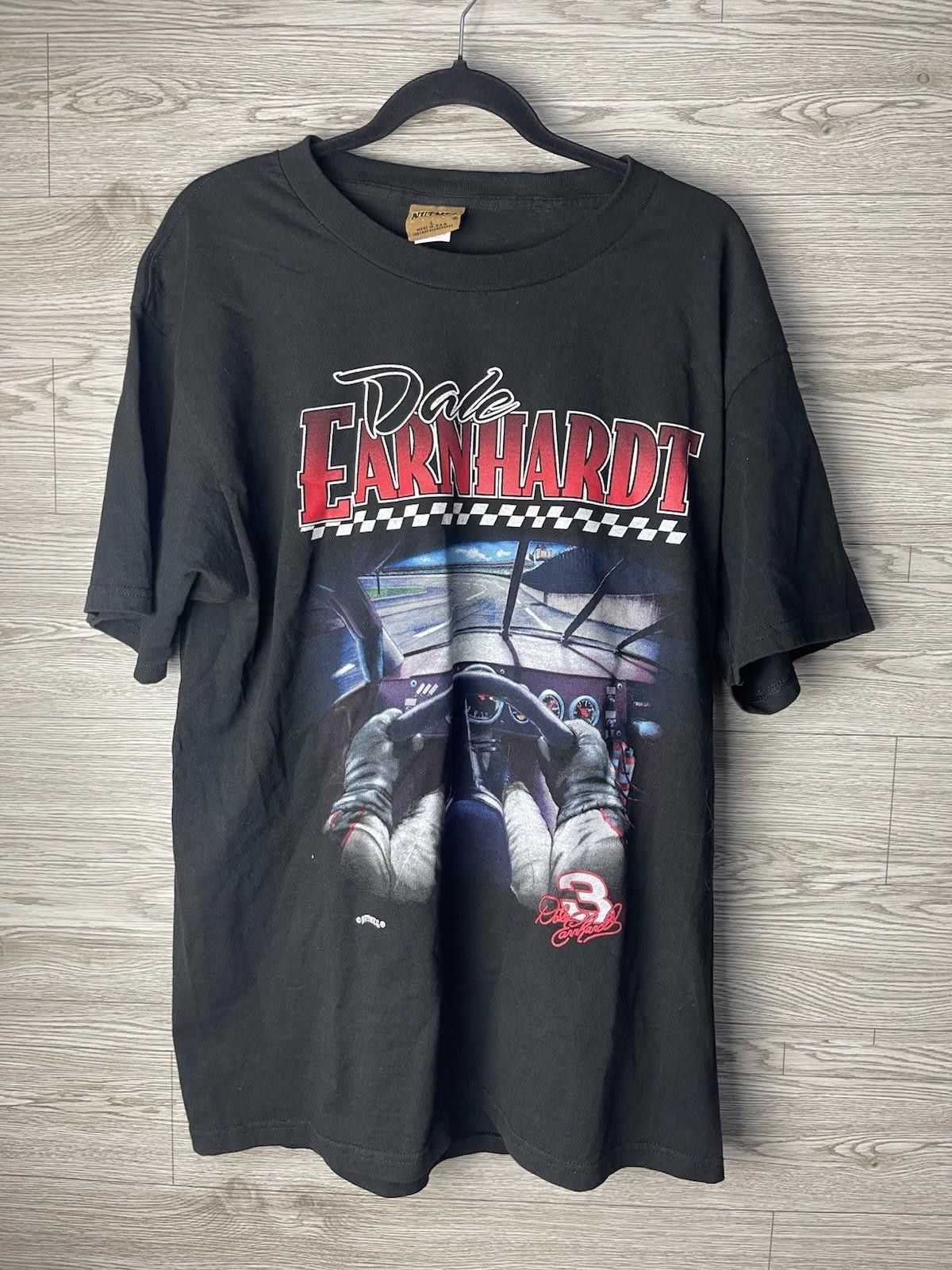 Nutmeg VINTAGE NUTMEG NASCAR DALE EARNHARDT BLACK L Size ONE SIZE - 1 Thumbnail