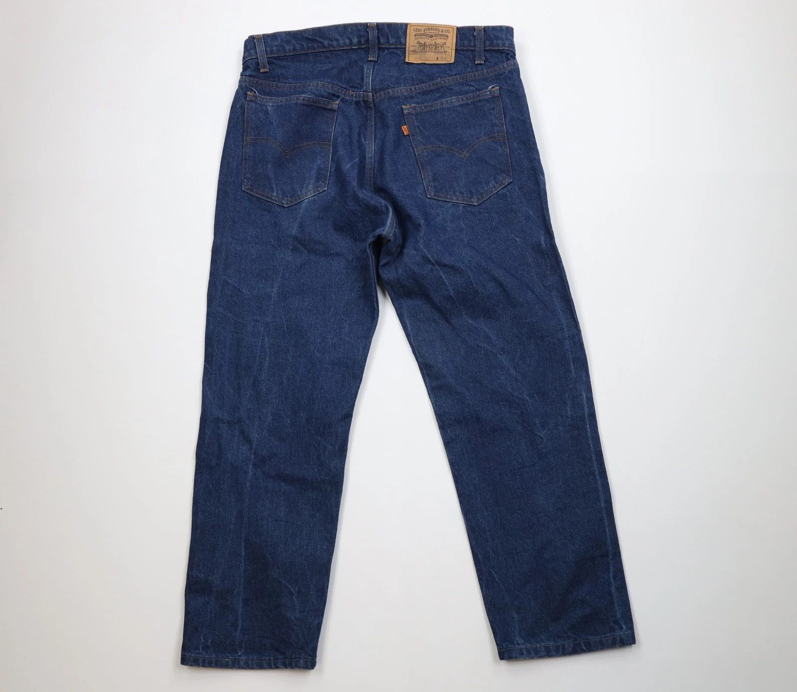 Levi's Vintage 80s Levis 505 Orange Tab Straight Leg Jeans USA Size US 36 / EU 52 - 12 Thumbnail