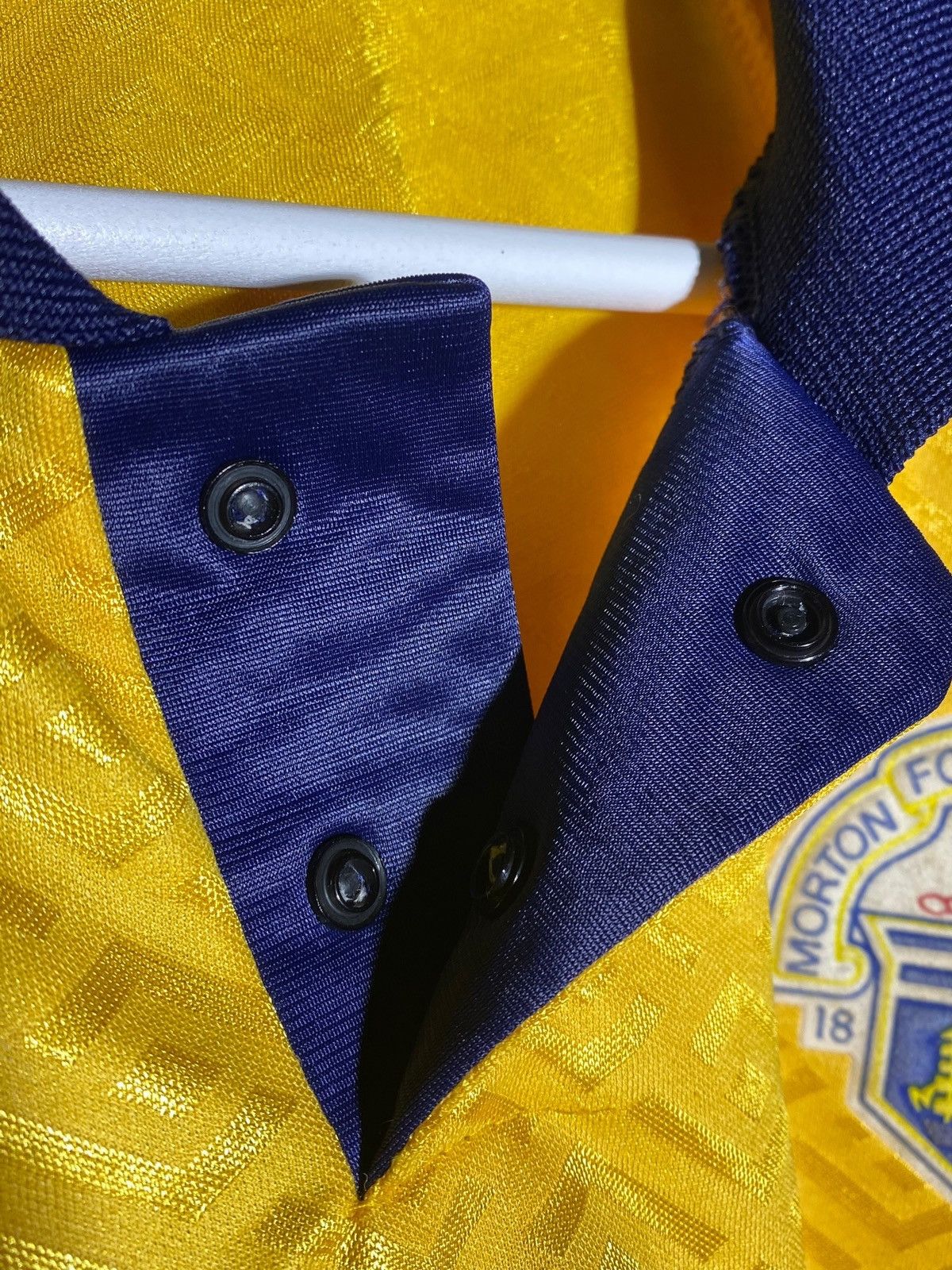 Vintage Vintage 1991-1993 Greenock Morton away football shirt Size US XXL / EU 58 / 5 - 16 Thumbnail