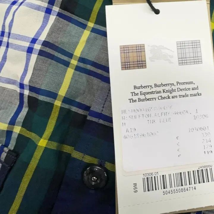 Burberry Burberry Burberry Plaid Print Long Sleeve Shirt for Men-25 Size US M / EU 48-50 / 2 - 6 Thumbnail