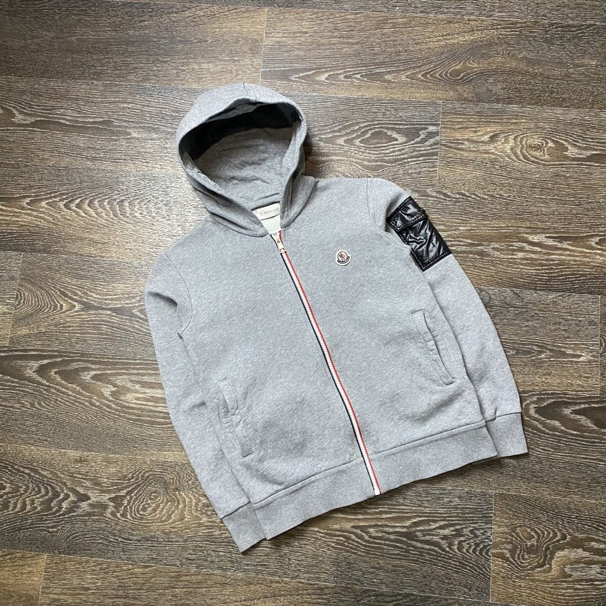 Moncler Moncler Nylon Pocket Zip Up Hoodie 12 anni 152 Size XS / US 0-2 / IT 36-38 - 1 Thumbnail