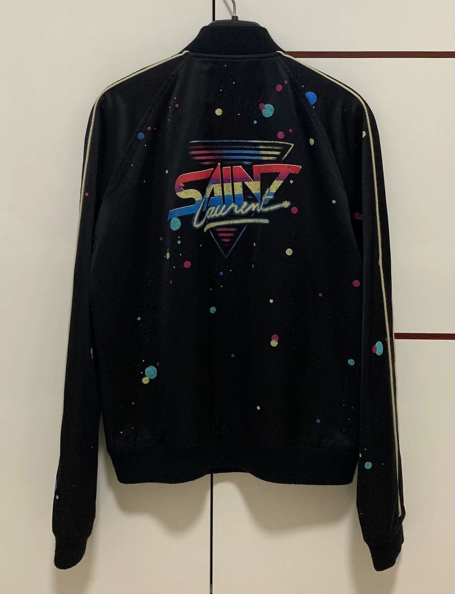 Saint Laurent Paris Saint Laurent Multi-Color Polka Dot Jacket Size US S / EU 44-46 / 1 - 1 Thumbnail
