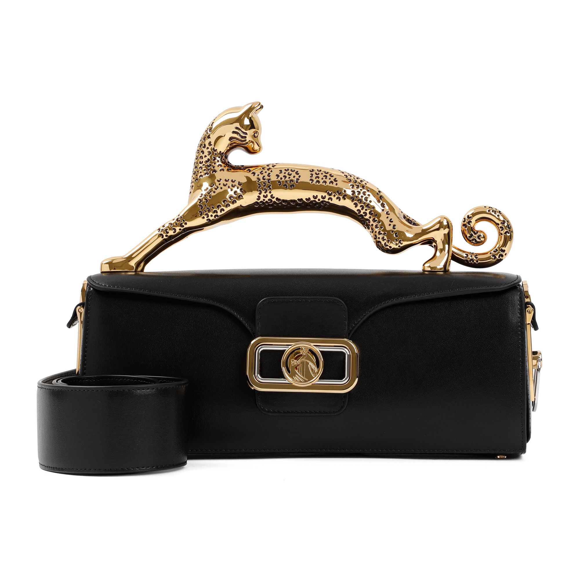 Lanvin Pencil Cat Shoulder Bag, Women's