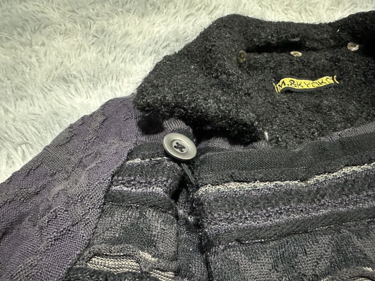 Japanese Brand 🔥Rare Archive M.&Kyoko Crafted Knit Asymmetric Cloaks Size US L / EU 52-54 / 3 - 9 Thumbnail