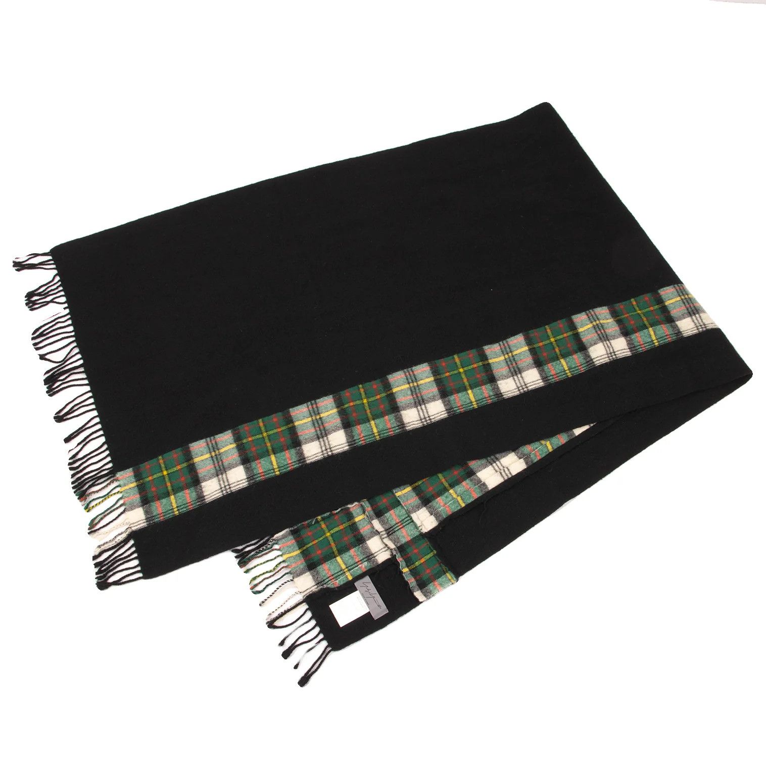 Yohji Yamamoto Yohji Yamamoto Wool Tartan Check Stole Size ONE SIZE - 2 Thumbnail