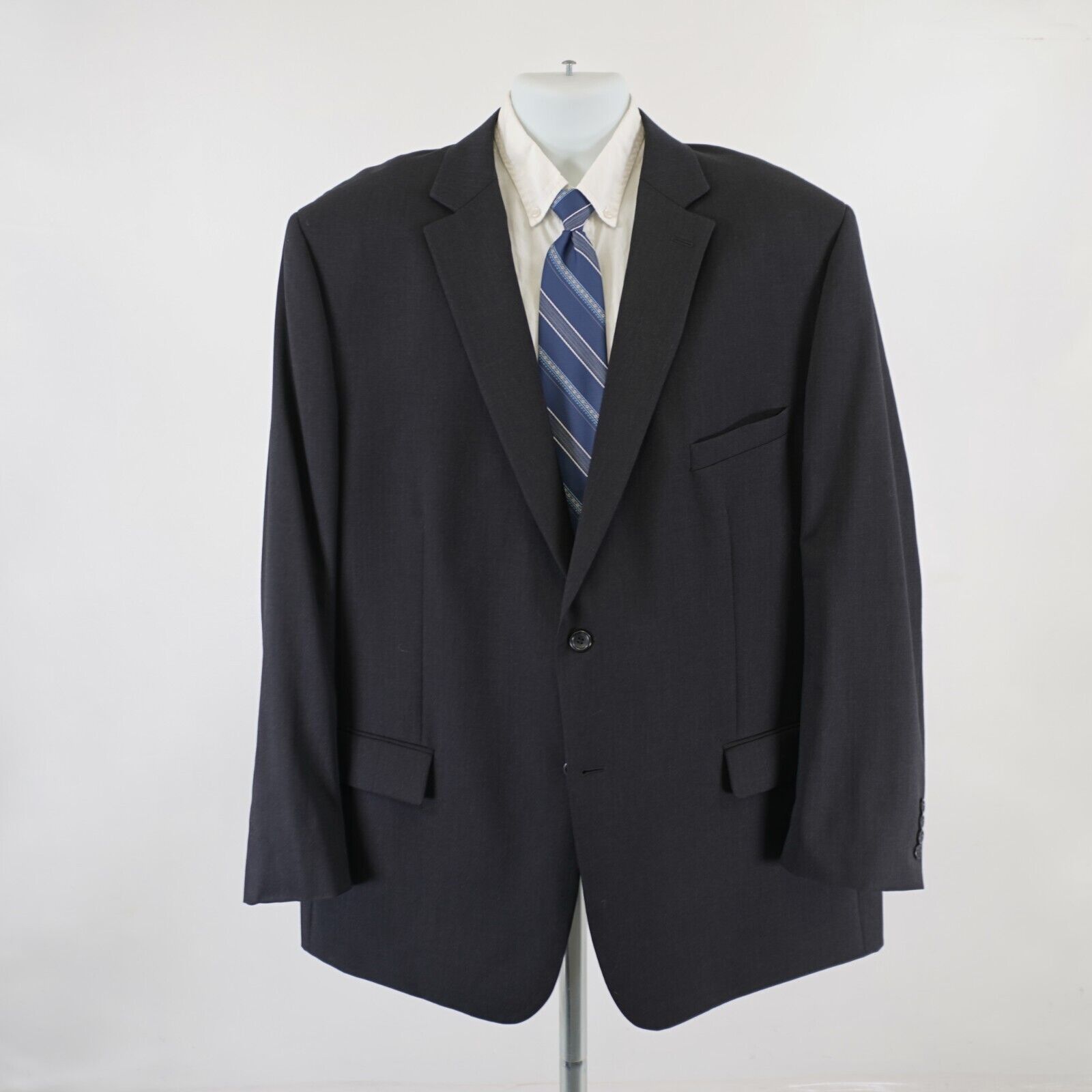 Pronto Uomo Pronto Uomo Wool Charcoal Gray 2 Button Blazer 50L / Slim 52 Size 50L - 4 Thumbnail