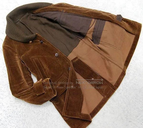 Number (N)ine NUMBER NINE Corduroy Long Coat. Size US L / EU 52-54 / 3 - 8 Thumbnail