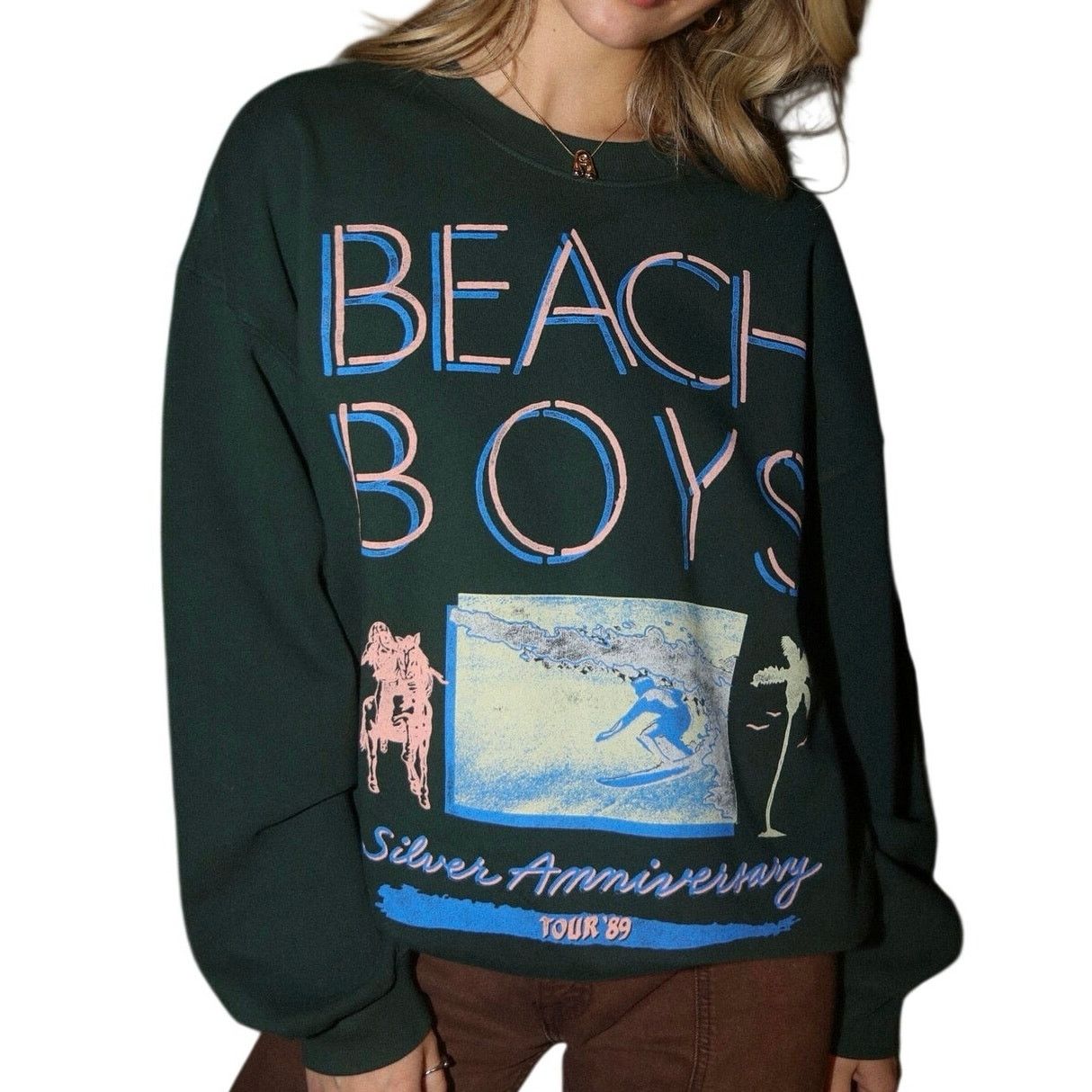 Daydreamer DAYDREAMER Beach Boys Pine Green Silver Anniversary BF Crew Size S / US 4 / IT 40 - 8 Thumbnail