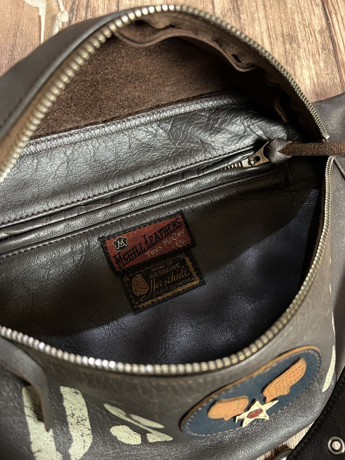TOYS McCOY × The Real McCoy's Toys Mccoy Shinki Horsehide Leather Waist Bag Size ONE SIZE - 5 Thumbnail