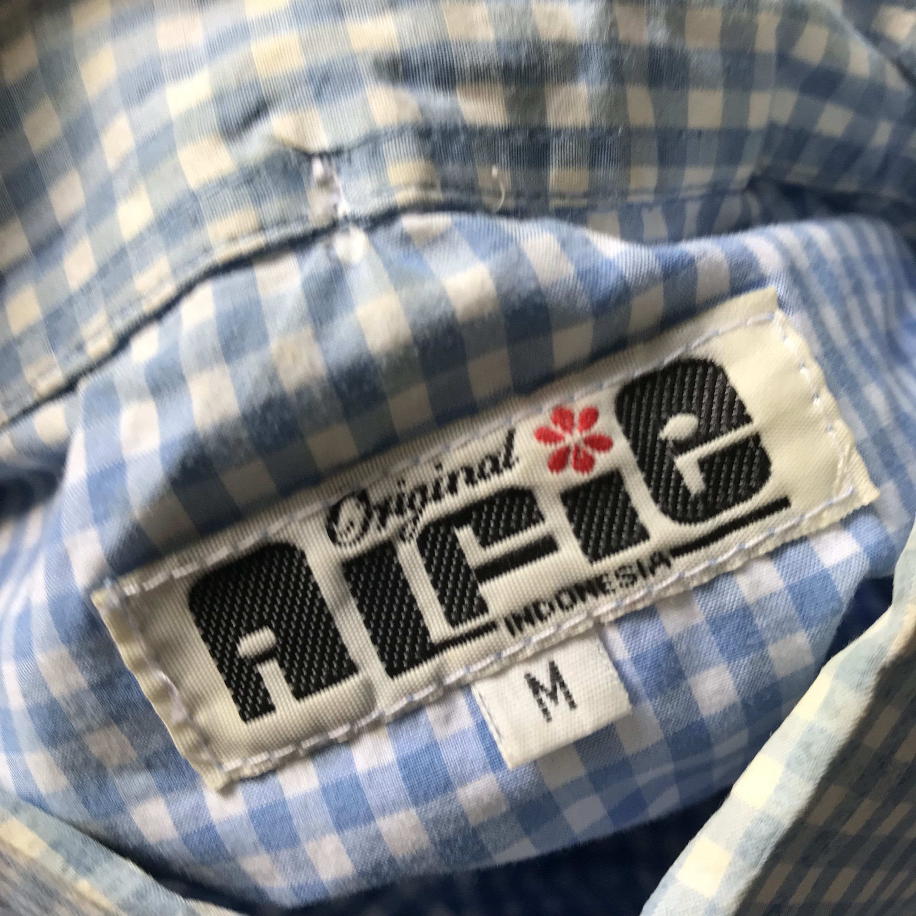 Other UK × Vintage Alfie Dandy Skinheads shirt Blue Gingham Trimfit button down Size US M / EU 48-50 / 2 - 5 Thumbnail