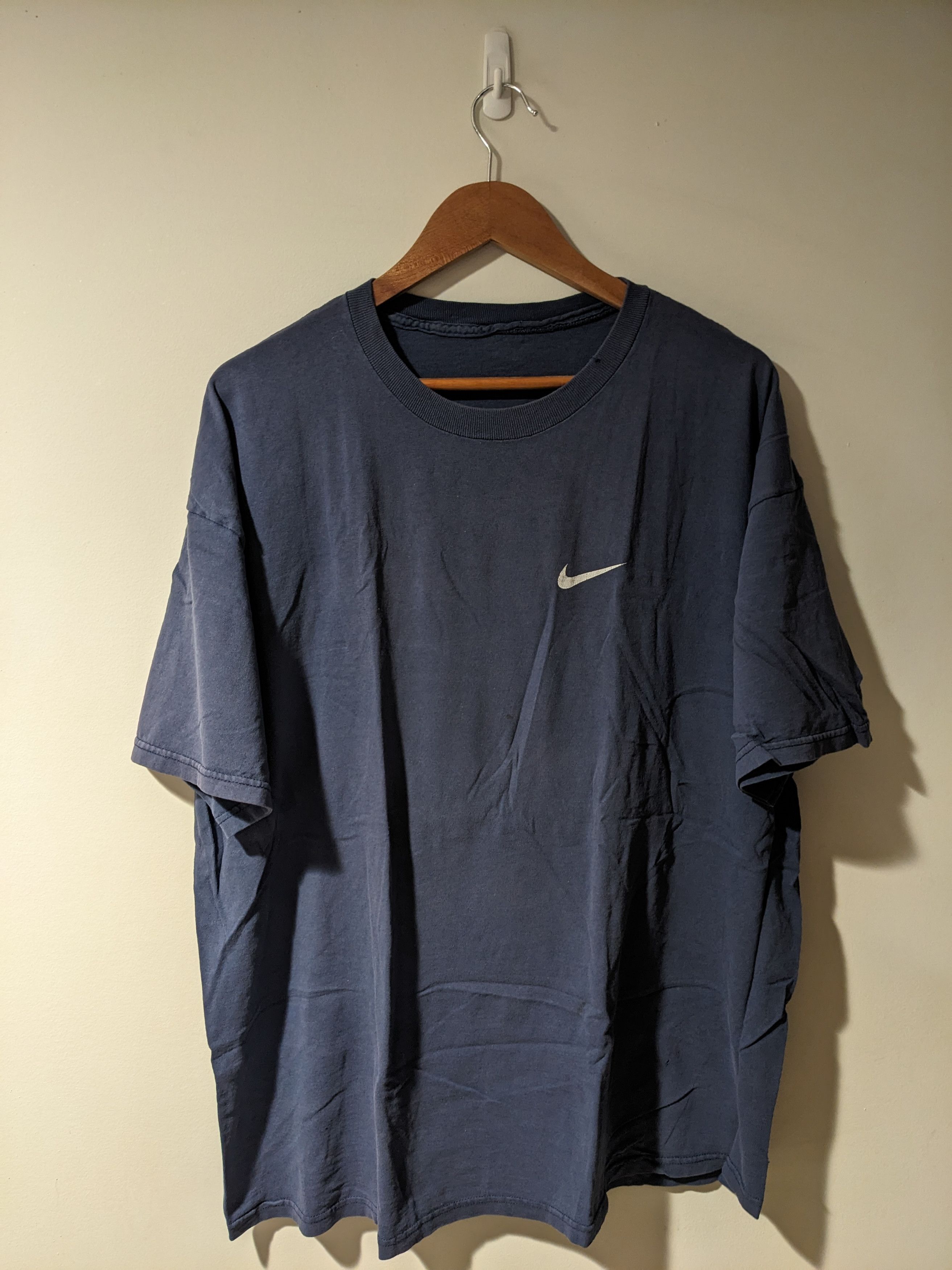 Nike × Vintage Vintage Y2K Nike Mini Swoosh Essential Just Do It T-Shirt Size US XXL / EU 58 / 5 - 1 Thumbnail