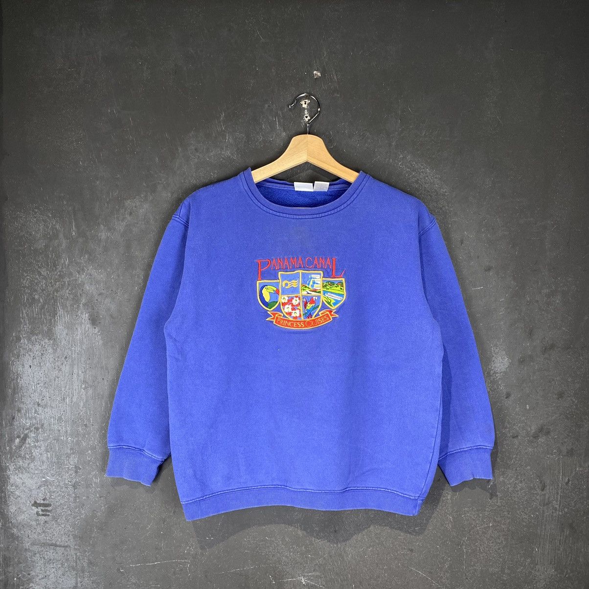 Vintage y2k Panama Canal Princess Cruises Crewneck Size S / US 4 / IT 40 - 1 Thumbnail
