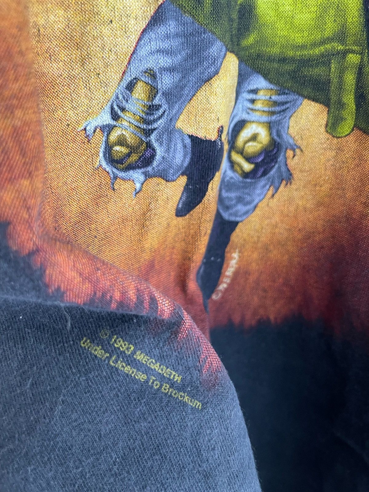 Band Tees × Vintage Vintage 1993 Megadeth Punk Anarchy Longsleeve Size US L / EU 52-54 / 3 - 3 Thumbnail