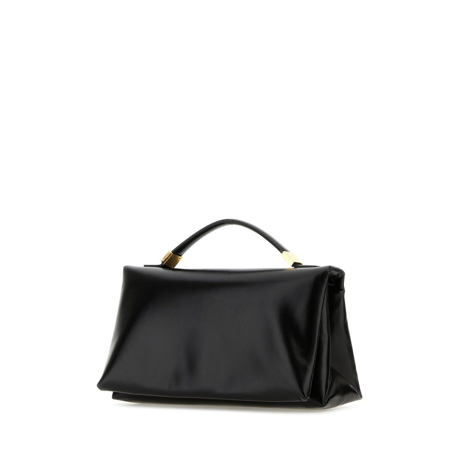 Marni MARNI Black Leather Top Handle bag New & Authentic Size ONE SIZE - 2 Thumbnail