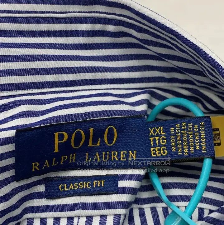 Polo Ralph Lauren Polo Ralph Lauren Men's Striped Long. Size US XXL / EU 58 / 5 - 3 Thumbnail