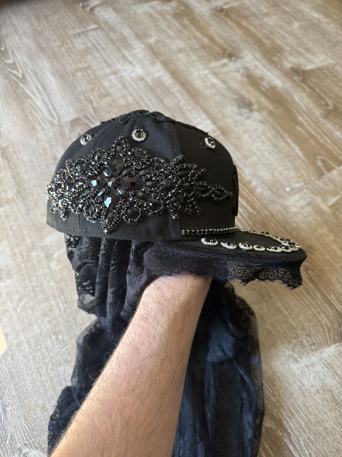 New Era Black Parade Fitted Cap Size ONE SIZE - 5 Thumbnail