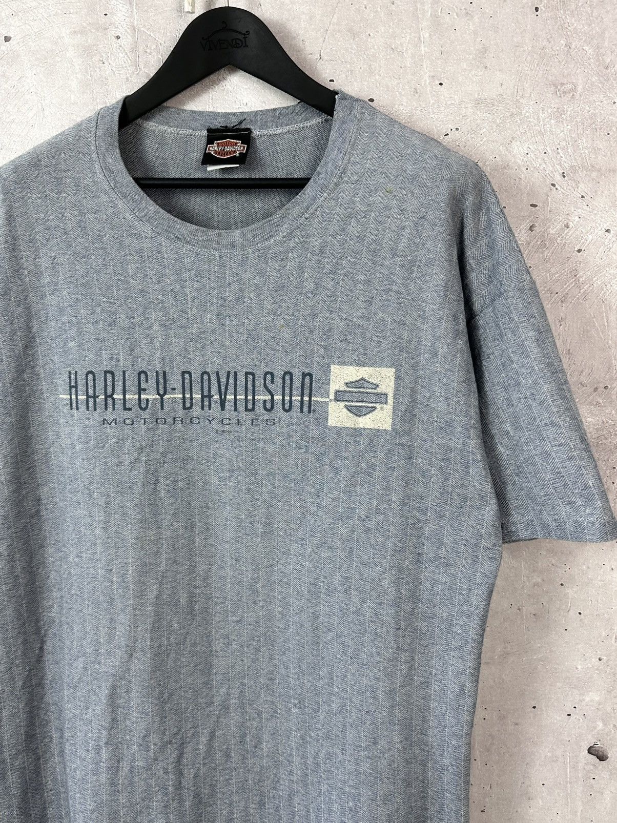 Vintage Vintage Harley-Davidson 1997 Made in USA Blue T-shirt Size US XL / EU 56 / 4 - 4 Thumbnail