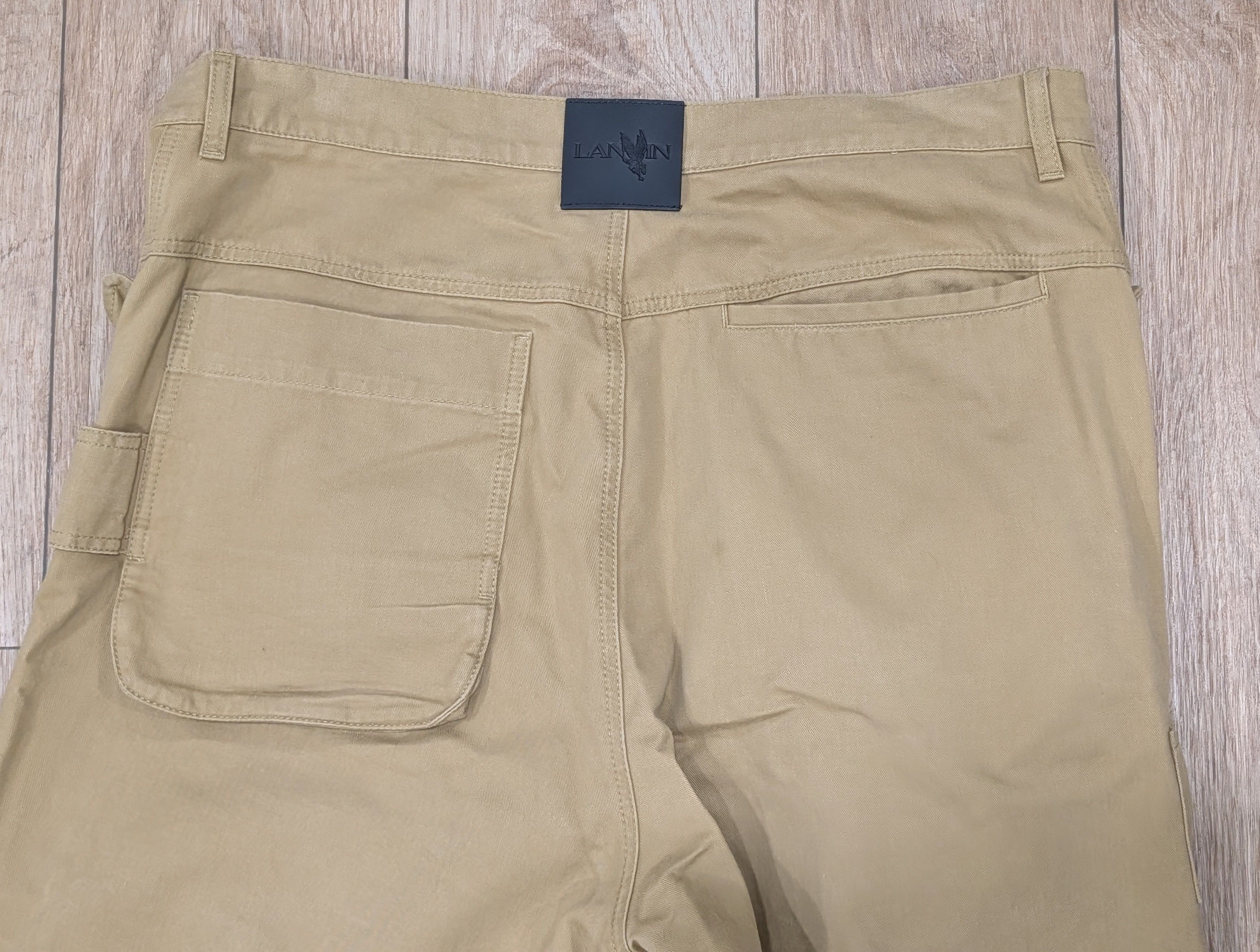 Lanvin Lanvin x Future Utility Pocket Cotton Pants Sand 52 US 36 Size US 36 / EU 52 - 7 Thumbnail