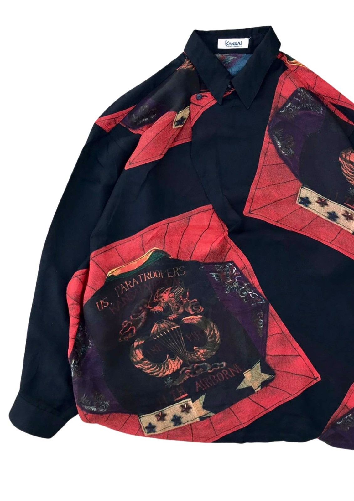 Kansai Yamamoto Veryrare🔥Kansai Yamamoto Dragon Us. paratroopers Printed Size US L / EU 52-54 / 3 - 1 Thumbnail
