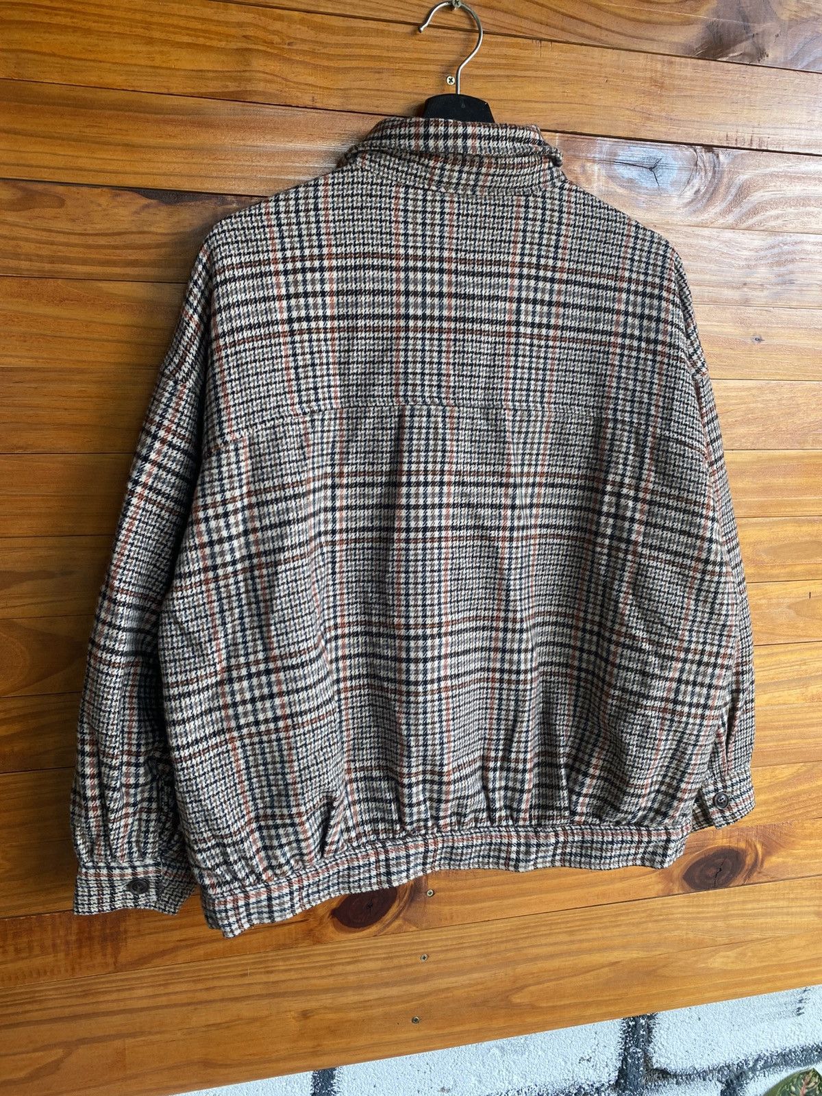 Japanese Brand Vintage One Way Plaid Overshirt Jacket Retro Casual Checker Size US M / EU 48-50 / 2 - 12 Thumbnail