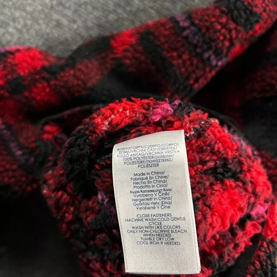 Chaps Chaps 1/4 Zip Pullover Womens Medium Plaid Fleece Sweatshirt Size M / US 6-8 / IT 42-44 - 8 Thumbnail