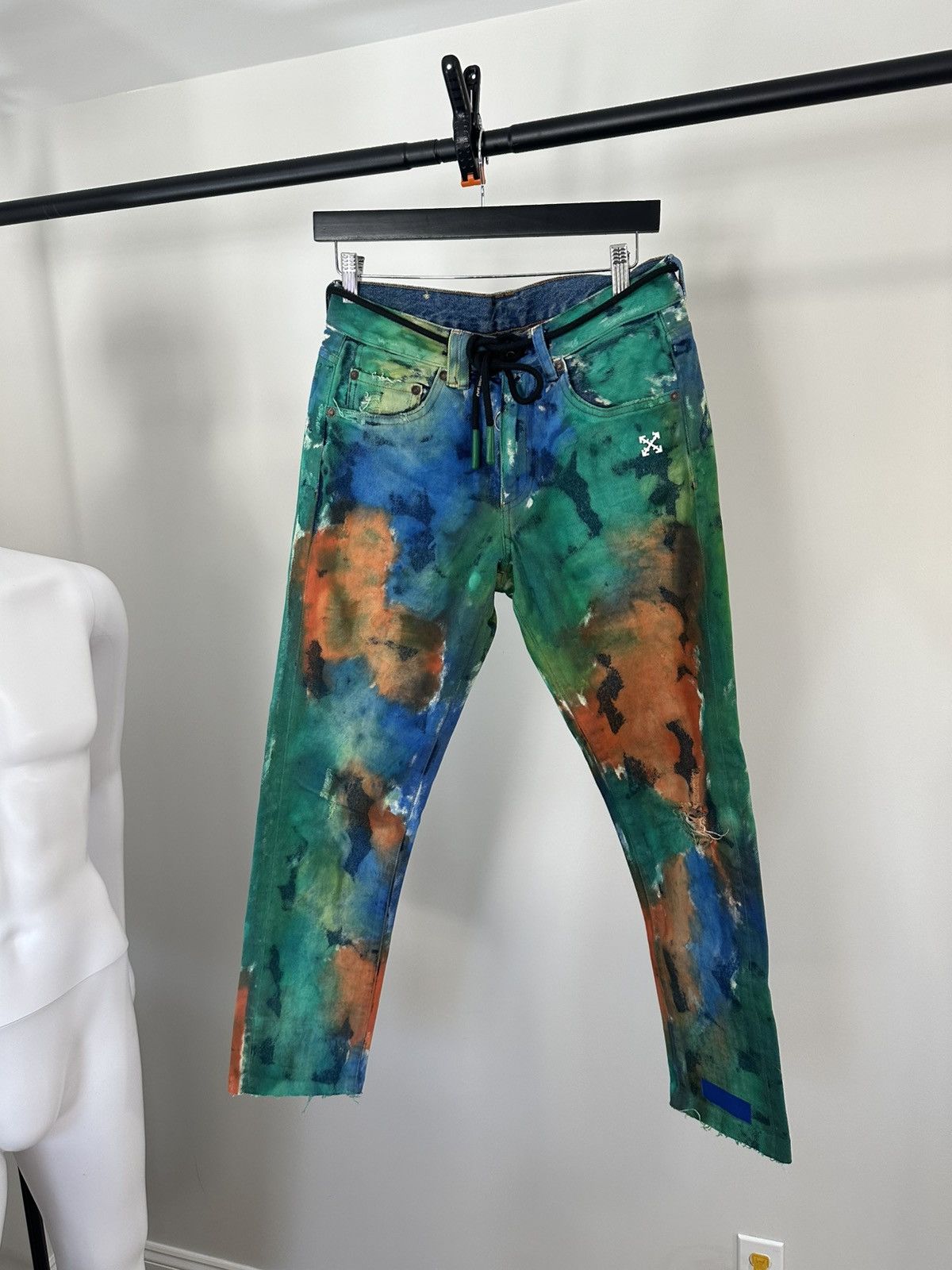Off-White OFF-WHITE “Painters” Denim Jeans Size US 28 / EU 44 - 1 Thumbnail