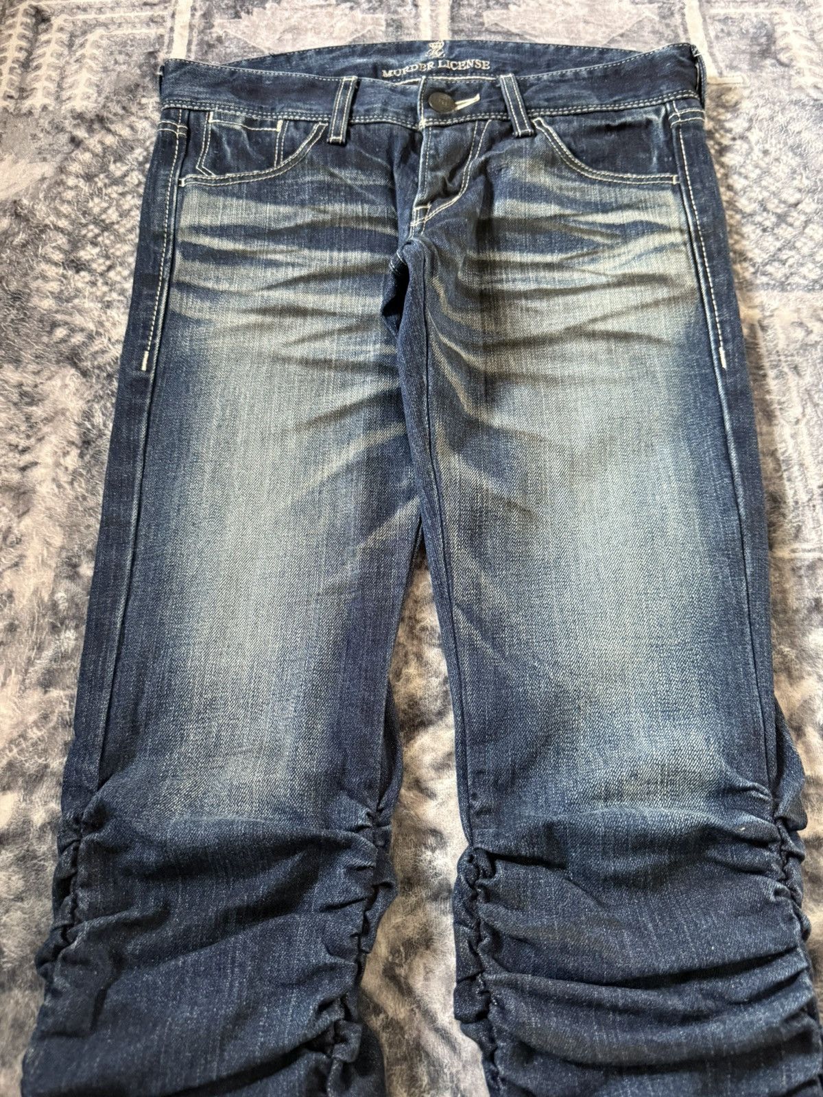 Hysteric Glamour Murder License Japan Tornado Stacked Skinny Jeans Size US 28 / EU 44 - 3 Thumbnail