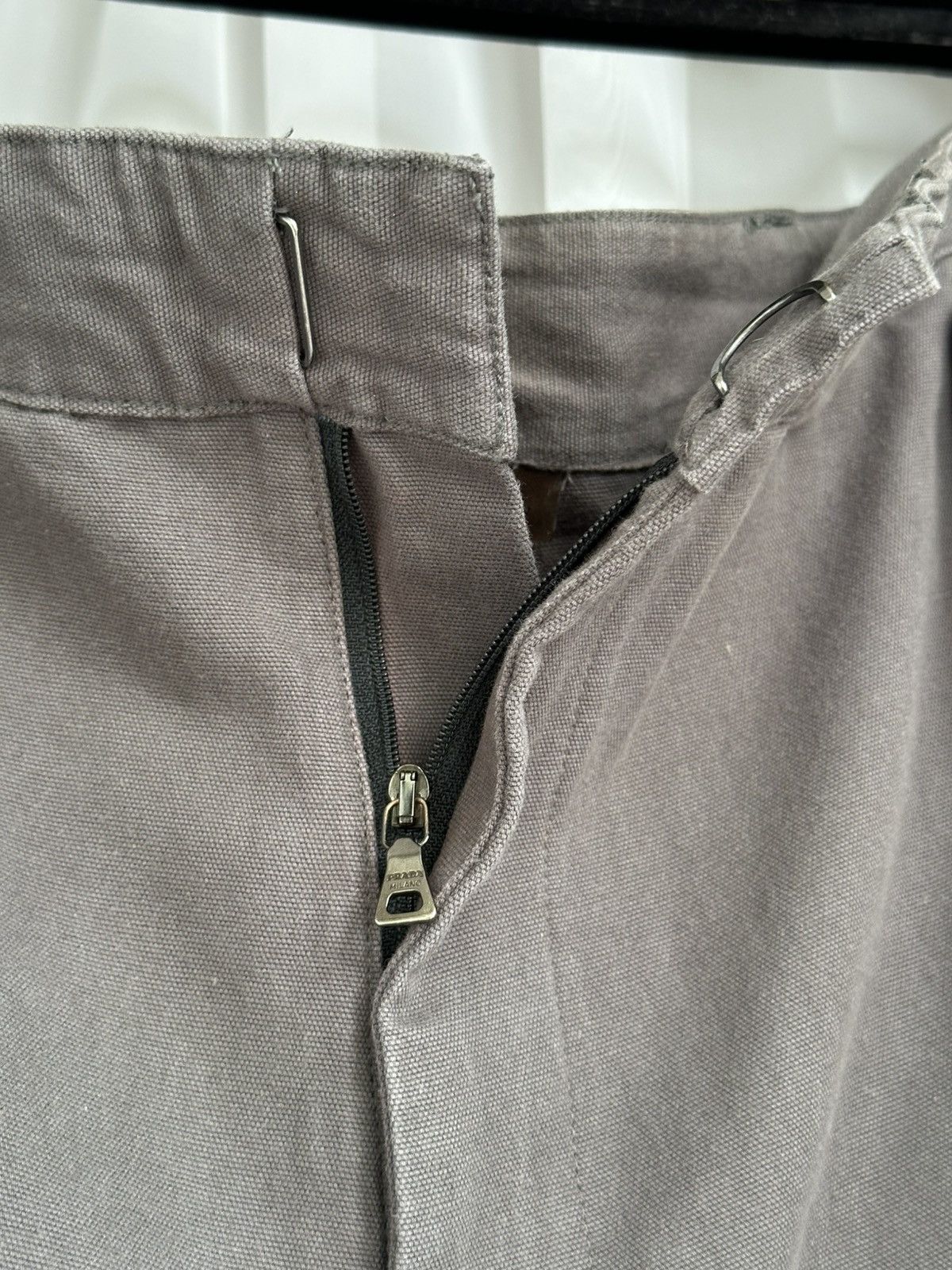 Prada PRADA FW 2006 Combat Cargo Pants Vintage Cotton wide wool Size US 32 / EU 48 - 14 Thumbnail