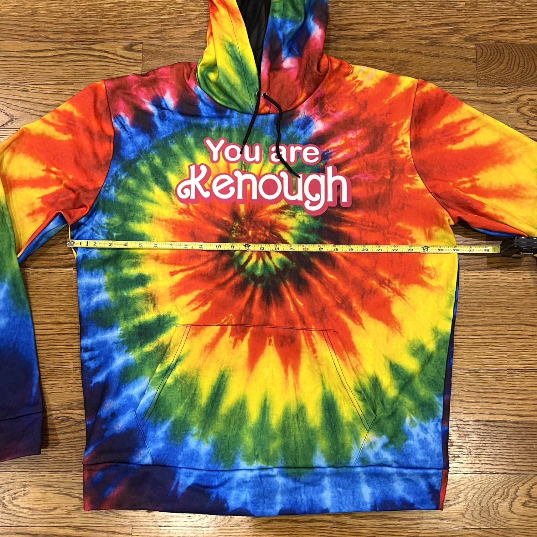 Vintage You Are Kenough Barbie Movie Hoodie Sweatshirt Large Tie Dye Size US L / EU 52-54 / 3 - 7 Thumbnail