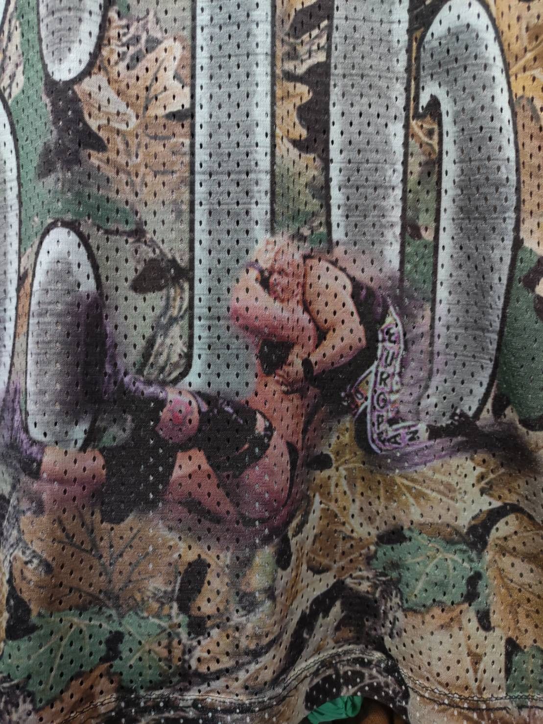 WWF Vtg 90's Stone Cold Steve Austin WWF Promo Camo USA Jersey Size US XL / EU 56 / 4 - 13 Thumbnail