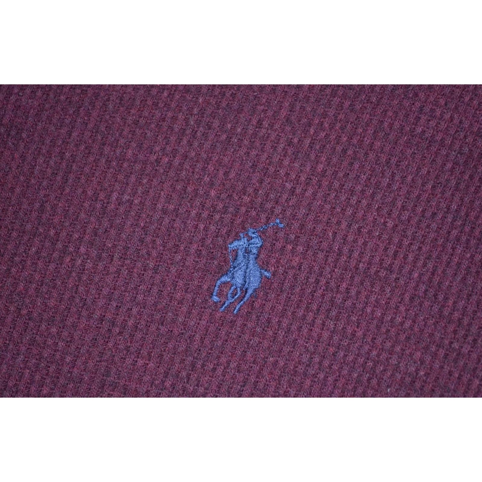 Polo Ralph Lauren Polo Ralph Lauren Polo Ralph Lauren Waffle Knit Thermal Shirt Burgundy Logo Crewneck L Men Knit Thermal Shirt Red Logo Crewneck L Size US L / EU 52-54 / 3 - 4 Thumbnail