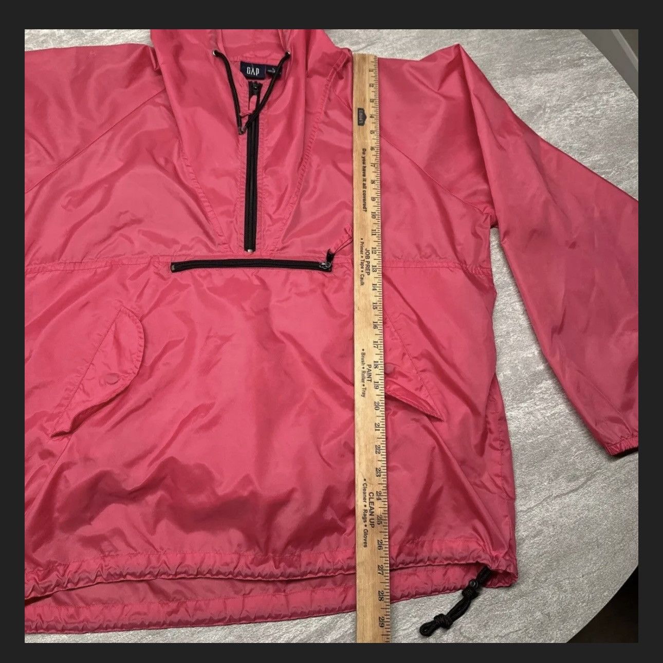 Gap × Vintage Vintage Gap Nylon Rain Jacket Pullover 1/2 Zip Windbreaker Size US L / EU 52-54 / 3 - 6 Thumbnail
