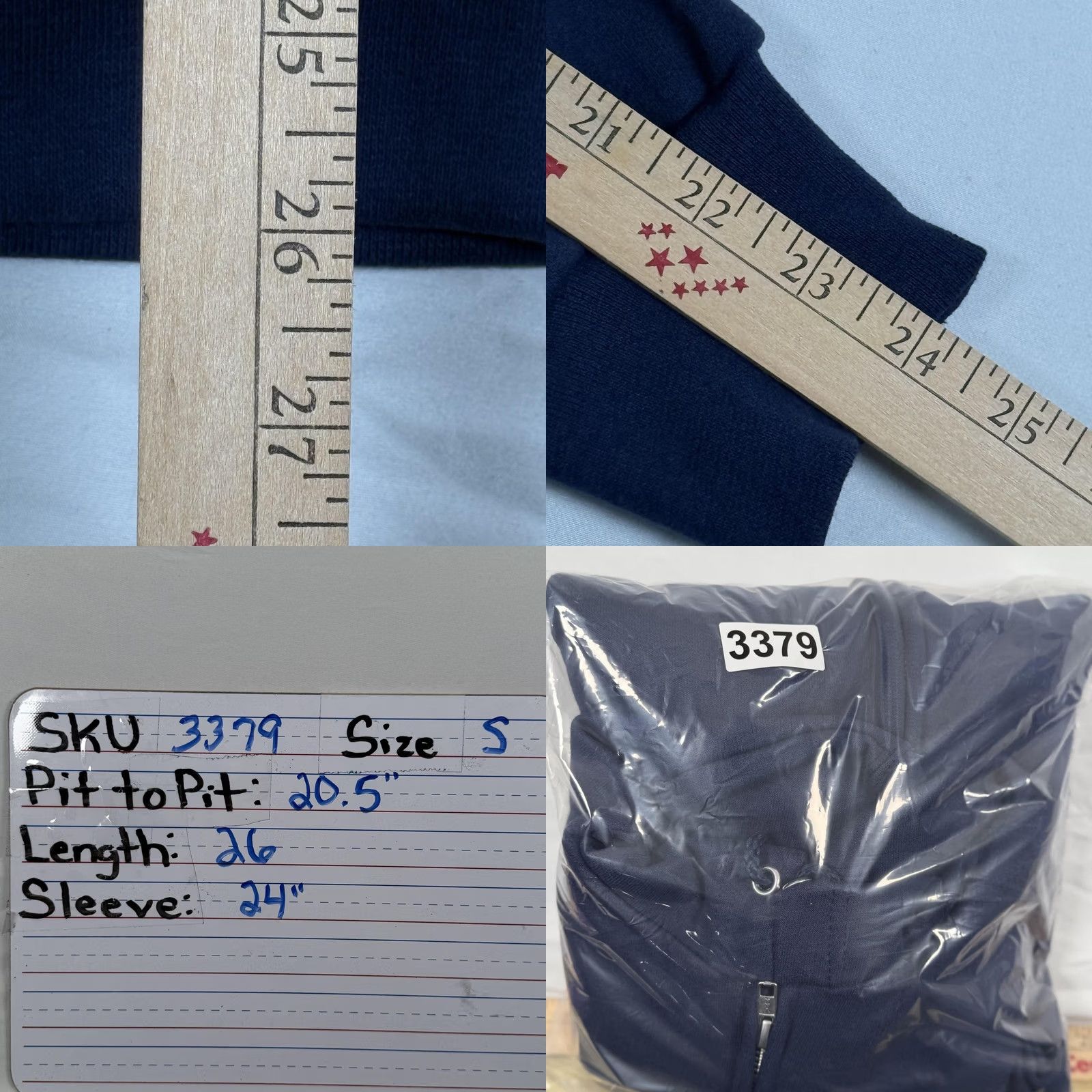 Hanes Hanes Hoodie Mens Small Blue Ultimate Cotton Full Zip Sweatshirt Fleece Size US S / EU 44-46 / 1 - 8 Thumbnail